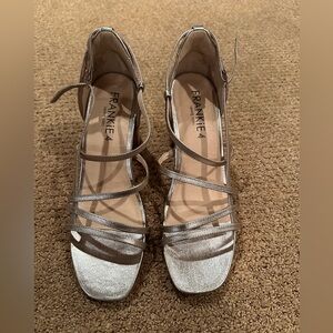 Franrie-4 Women's Elegant Silver Heels